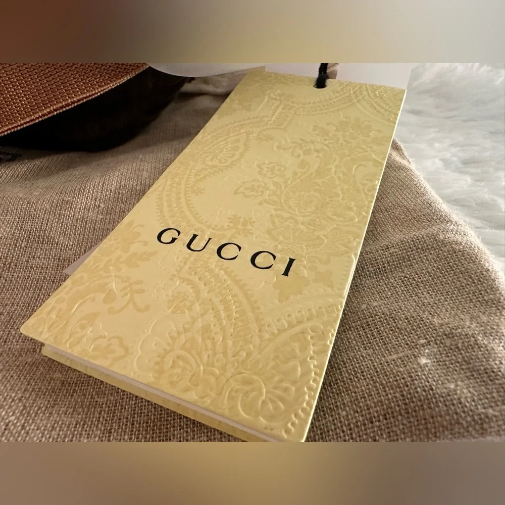 GUCCI Interlocking G Star Childrens Kids Crossbody Belt Bag Fanny Brown Corduroy